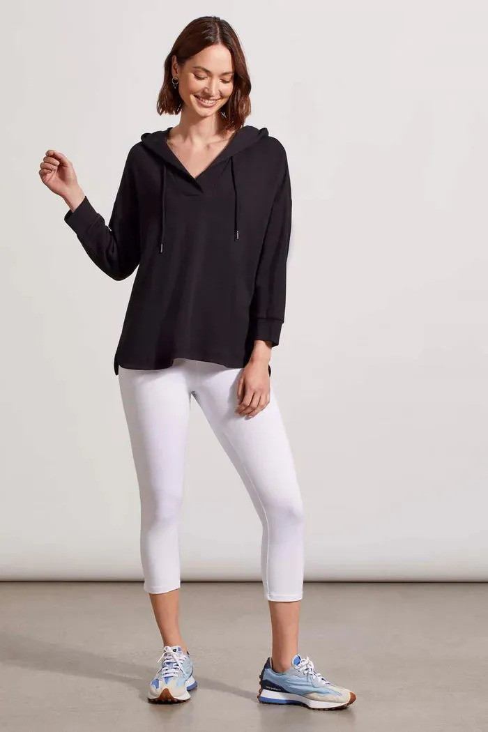 Tribal Hooded Dolman Sleeve Tunic