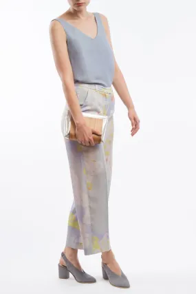 V-neck Top Light-Blue