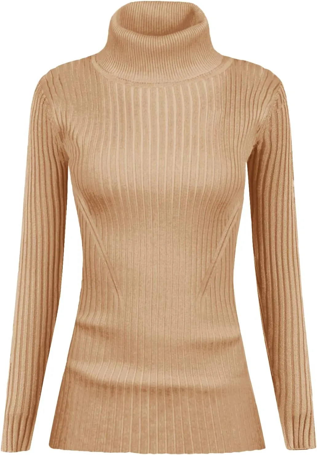 v28 Turtleneck Ribbed Sweaters for Women Cute Sexy Knitted Warm Fitted Sweater