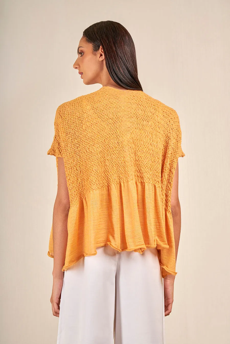 Vista Cardigan Baby Alpaca Color Medalla