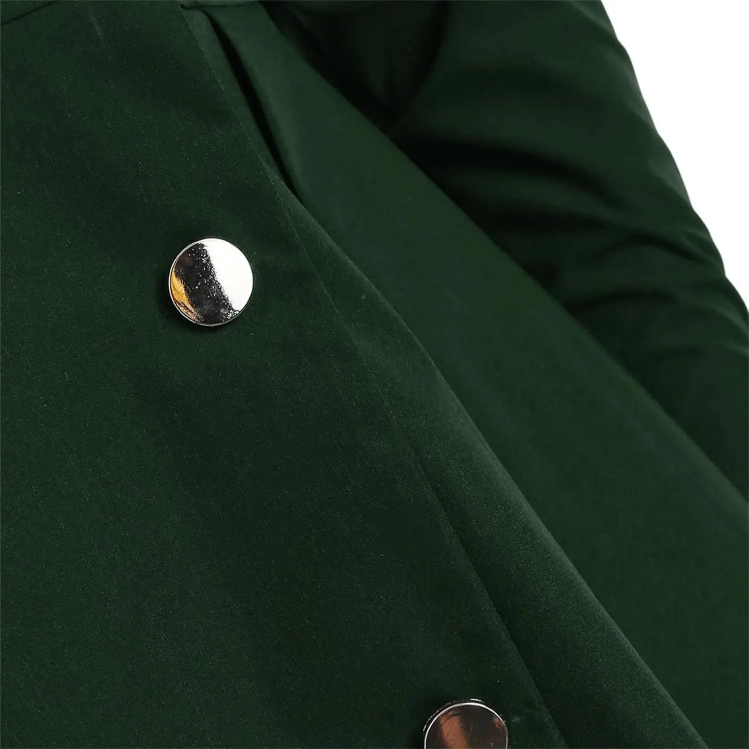 Womens Fashion Elegant Long Trench Coat Plus Size Asymmetric Pleated Skirt Jacket Casual Slim Single Breasted Overcoat