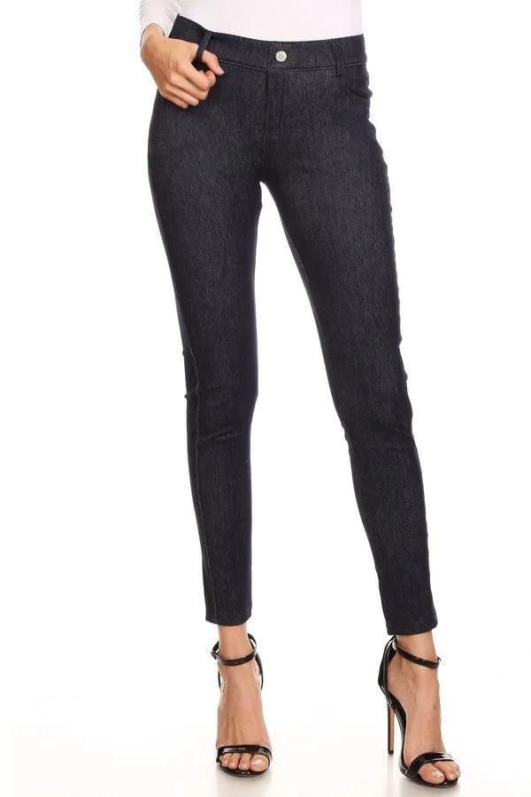 Yelete Soft Knit Skinny Jeggings