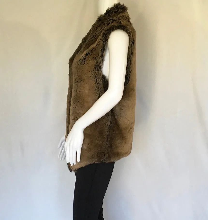 Yumy Kim Elegant Faux Fur Vests Coat