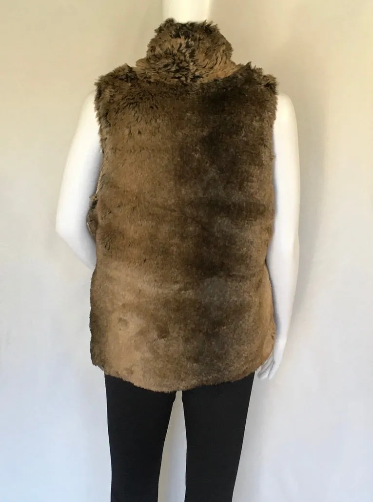 Yumy Kim Elegant Faux Fur Vests Coat