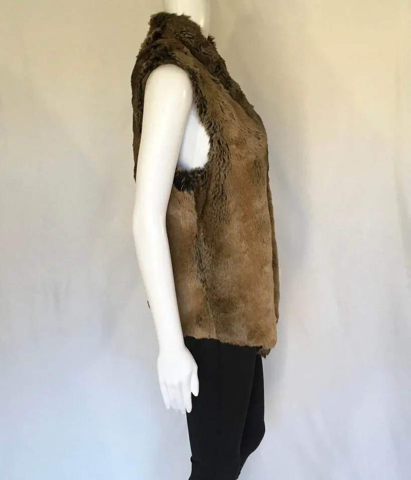 Yumy Kim Elegant Faux Fur Vests Coat